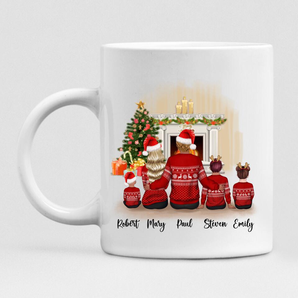 Family Xmas - " All Hearts Come Home For Christmas " Personalized Mug - CUONG-CML-20220111-01