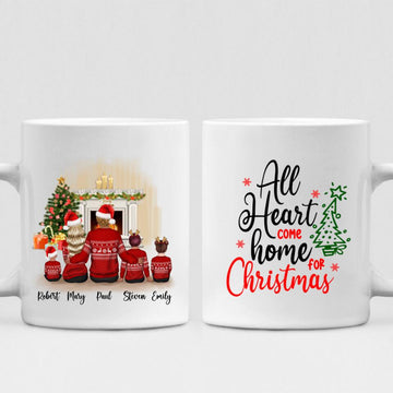 Family Xmas - " All Hearts Come Home For Christmas " Personalized Mug - CUONG-CML-20220111-01