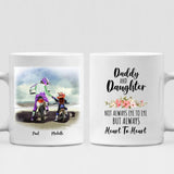 Father and Daughter Motorcycling - 