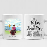 Dad And Daughter Park - " Like Father Like Daughter Every Good Tree Maketh Good Fruits " Personalized Mug - VIEN-CML-20220106-02