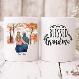 Grandmother And Daughter - " Blessed Grandma " Personalized Mug - VIEN-CML-20220105-03