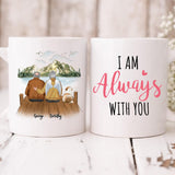 Grandma and Grandpa - " I Am Always With You " Personalized Mug - CUONG-CML-20220105-02