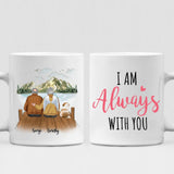 Grandma and Grandpa - " I Am Always With You " Personalized Mug - CUONG-CML-20220105-02