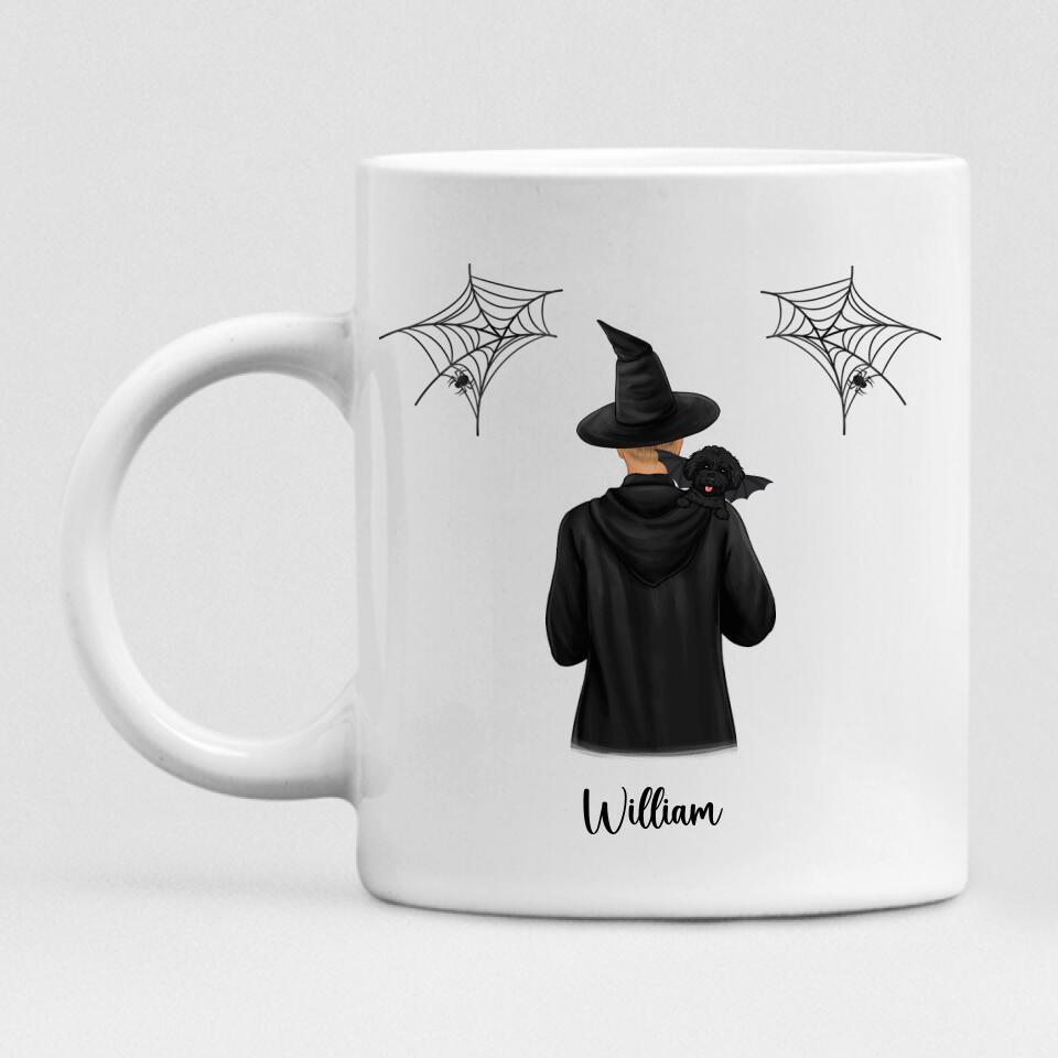 Dog Dad Haloween - " Dear Dad, Thanks For All The Belly Rubs And For Picking Up My Poop. Love You Favorite " Personalized Mug - PHUOC-CML-20220222-02