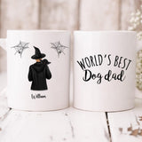 Dog Dad Haloween - " World's Best Dog Dad " Personalized Mug - PHUOC-CML-20220222-02