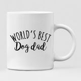 Dog Dad Haloween - " World's Best Dog Dad " Personalized Mug - PHUOC-CML-20220222-02