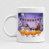 Halloween Puppies - " Spooky Dog mom " Personalized Mug - VIEN-CML-20220216-02