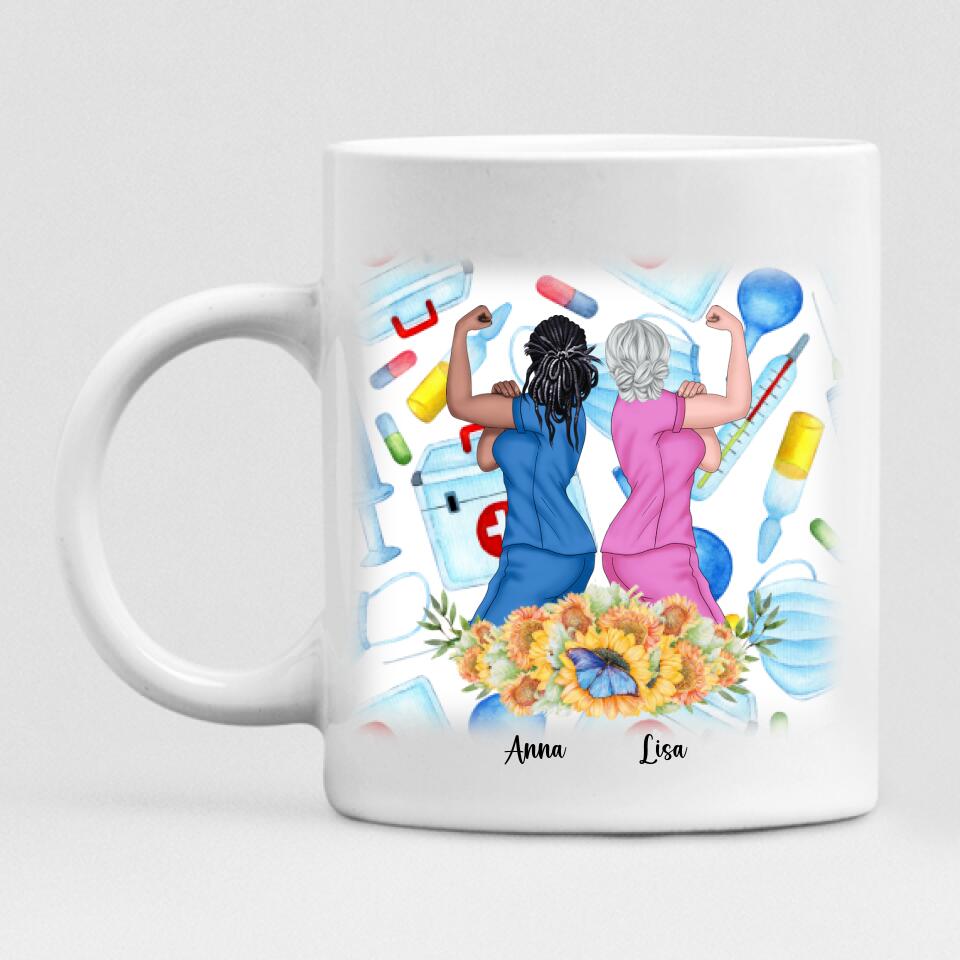 Nursing Girls Besties - " Blessed Nurse " Personalized Mug - VIEN-CML-20220110-03