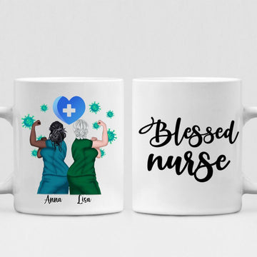Nurses Life - " Blessed Nurse " Personalized Mug - VIEN-CML-20220104-02