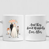 Wedding Bride - "And They Lived Happily Ever After" Personalized Mug - VIEN-CML-20220214-01