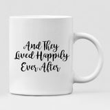 Wedding Cute Chibi - "And They Lived Happily Ever After" Personalized Mug - VIEN-CML-20220222-02