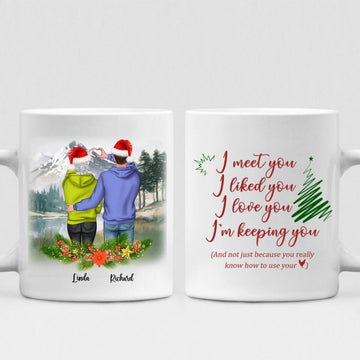 Winter Couples - " I Meet You I Liked You I Love You I’m Keeping You " Personalized Mug - CUONG-CML-20220107-01