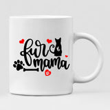 Halloween Girl With Cats - " Fur Mama " Personalized Mug - CUONG-CML-20220110-01