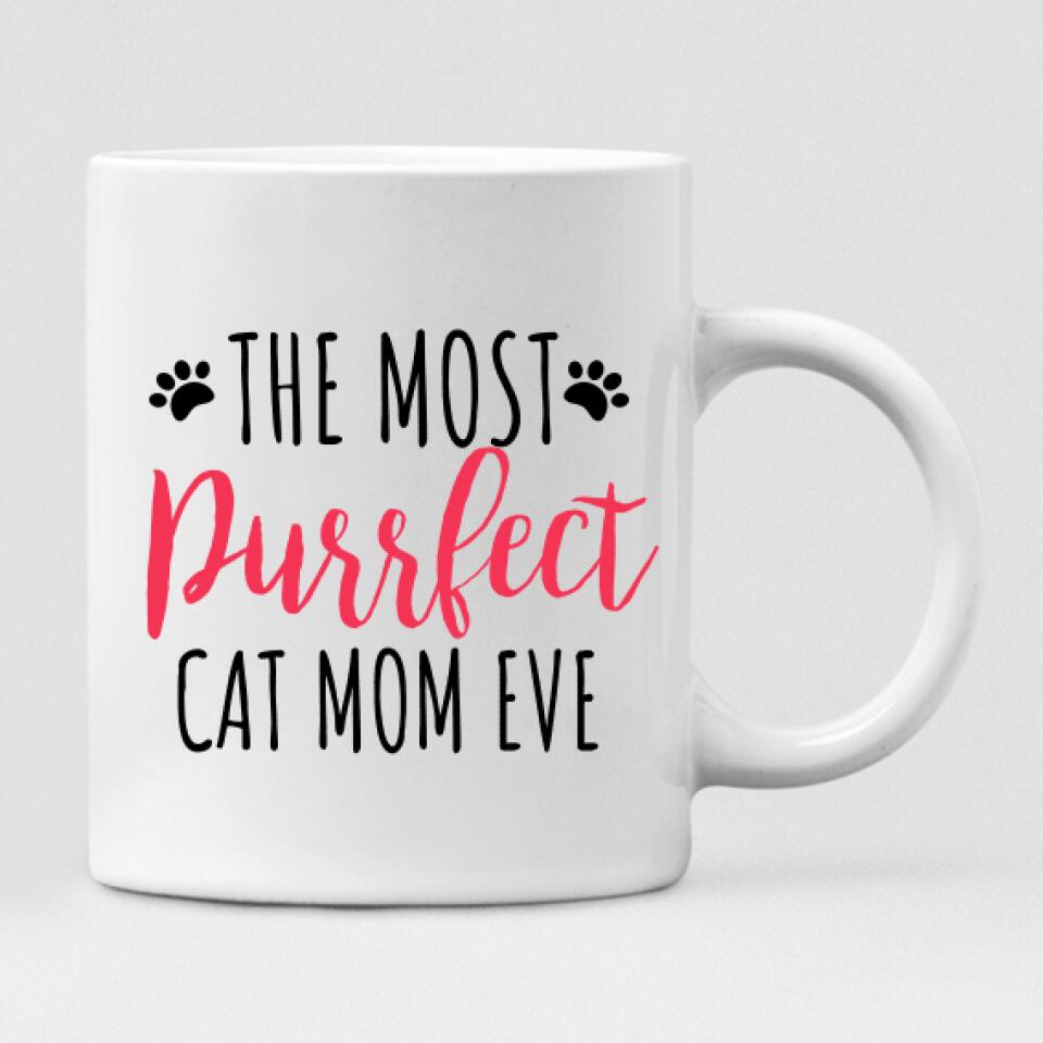 Halloween Girl With Cats - " The Most Purrfect Cat Mom Ever " Personalized Mug - CUONG-CML-20220110-01