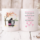 Autumn Couple -  "When We Met For The First Time, I Knew You Were Special. And Now You Are The Most Special Man In My Life. I Am Grateful For Every Moment That I Spent With You." Personalized Mug - NGUYEN-CML-20220115-01