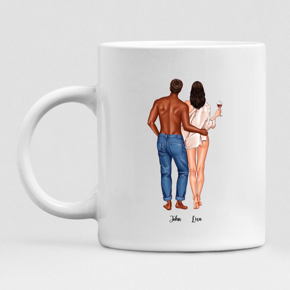 Couple Valentine - "When We Met For The First Time, I Knew You Were Special. And Now You Are The Most Special Man In My Life. I Am Grateful For Every Moment That I Spent With You." Personalized Mug - CUONG-CML-20210117-01