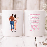 Couple Valentine - "When We Met For The First Time, I Knew You Were Special. And Now You Are The Most Special Man In My Life. I Am Grateful For Every Moment That I Spent With You." Personalized Mug - CUONG-CML-20210117-01