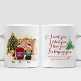 Christmas Couple With Dogs - "I Meet You I Liked You I Love You I’m Keeping You" Personalized Mug - VIEN-CML-20220110-01