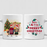 Christmas Couple With Dogs - "Have A Very Merry Christmas" Personalized Mug - VIEN-CML-20220110-01