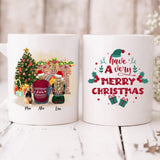Christmas Couple With Dogs - "Have A Very Merry Christmas" Personalized Mug - VIEN-CML-20220110-01