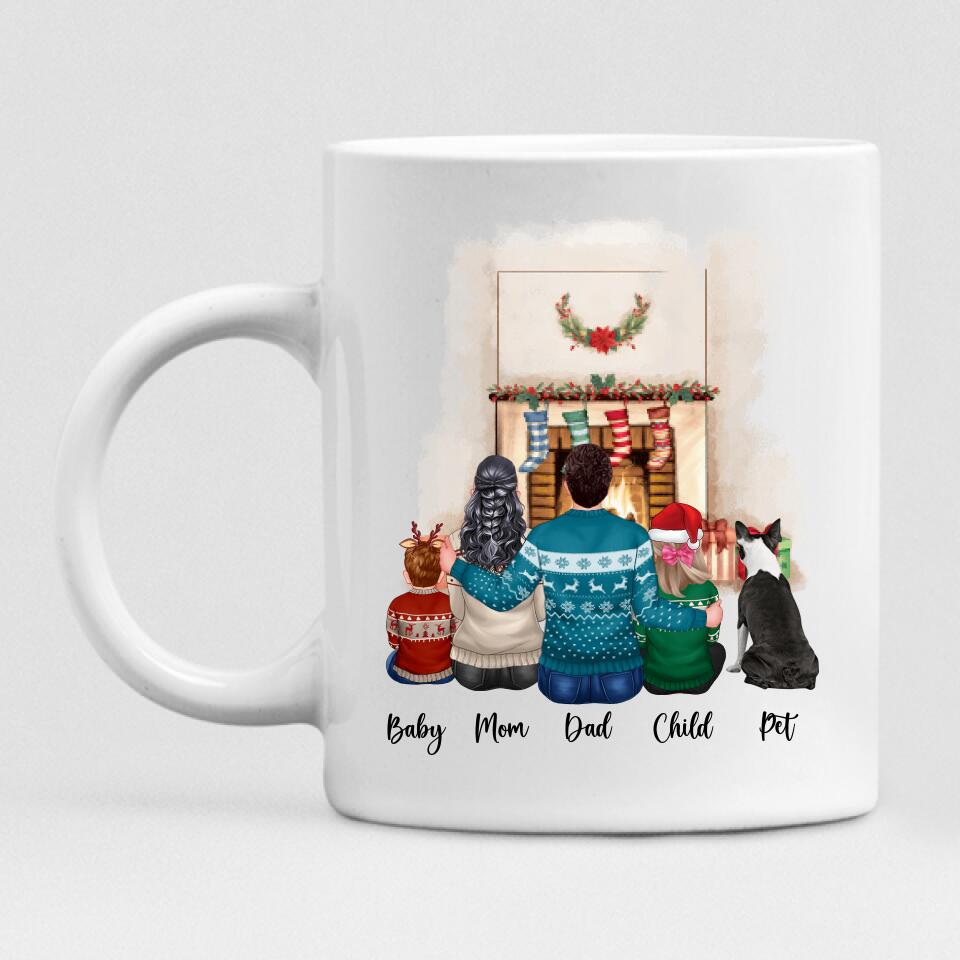 Christmas Family - " All Hearts Come Home For Christmas " Personalized Mug - NGUYEN-CML-20220114-01
