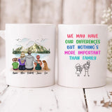 To My Wife I Loved You Then - " We May Have Our Differences But Nothing’s More Important Than Family " Personalized Mug - CUONG-CML-20220111-03