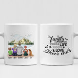 To My Wife I Loved You Then - " Family Where Life Begins & Love Never Ends " Personalized Mug - CUONG-CML-20220111-03