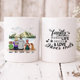 To My Wife I Loved You Then - " Family Where Life Begins & Love Never Ends " Personalized Mug - CUONG-CML-20220111-03