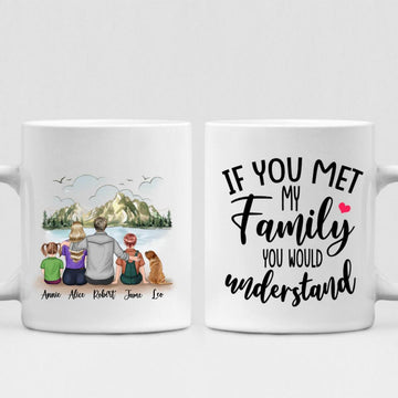 To My Wife I Loved You Then - " If You Met My Family You Would Understand " Personalized Mug - CUONG-CML-20220111-03