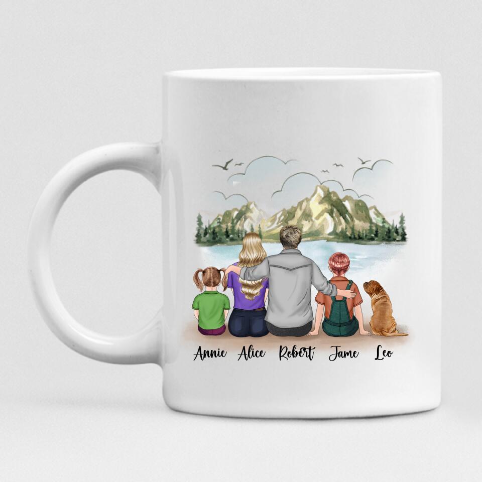 To My Wife I Loved You Then - " If You Met My Family You Would Understand " Personalized Mug - CUONG-CML-20220111-03
