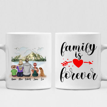 To My Wife I Loved You Then - " Family Is Forever " Personalized Mug - CUONG-CML-20220111-03