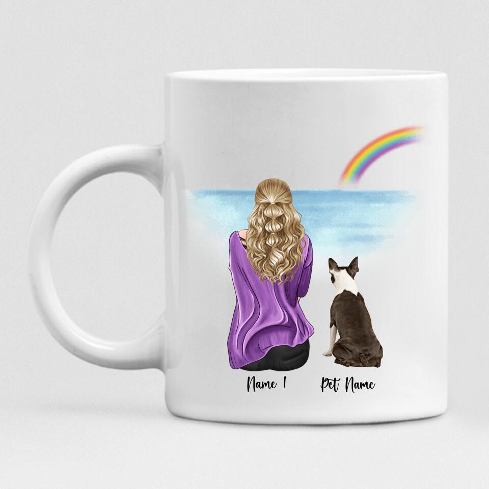Mom And Dog Off To The Beach - " Dog Mom " Personalized Mug - NGUYEN-CML-20220106-03