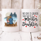 Mother’s Day - " No Love Is Greater Than That Of A Mother And Daughter " Personalized Mug - CUONG-CML-20220107-02