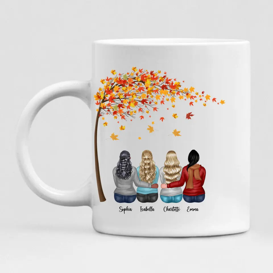 Best Friend Autumn - " Life Is Better With Besties " - Personalized Mug  - PHUOC-CML-20220216-001