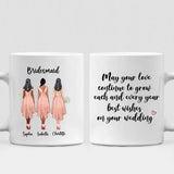 Wedding Bride - " May Your Love Continue To Grow Each And Every Year Best Wishes On Your Wedding " Personalized Mug - PHUOC-CML-20220214-001