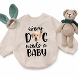 Every Dog Needs A baby Romper Baby, Personalized Baby Shower Gift, Baby Girl, Baby Boy Bodysuit, Unique Baby Gift