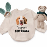 Dog's New Best Friend, Personalized Baby Shower Gift, Baby Girl, Baby Boy Bodysuit, Unique Baby Gift